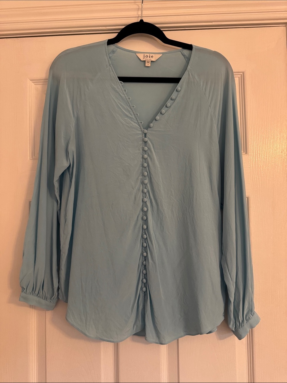 Joie Shariana Long Sleeve Silk Blouse